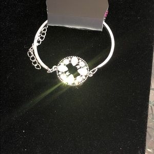 A moonwalk in the park bracelet silver